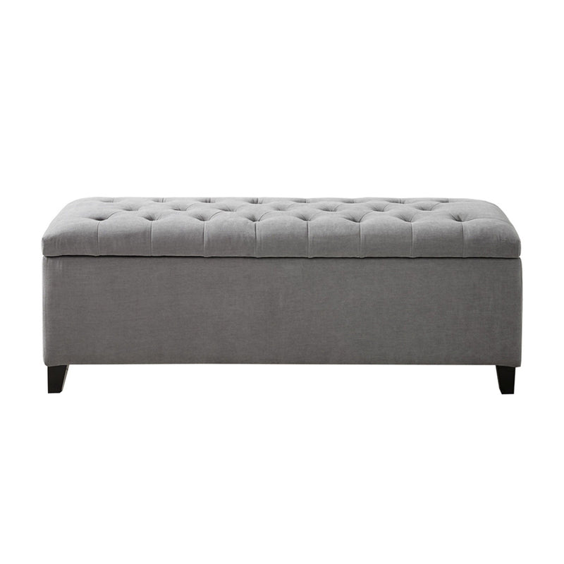 Elegant Design Tufted Top, Soft Close Storage Bench