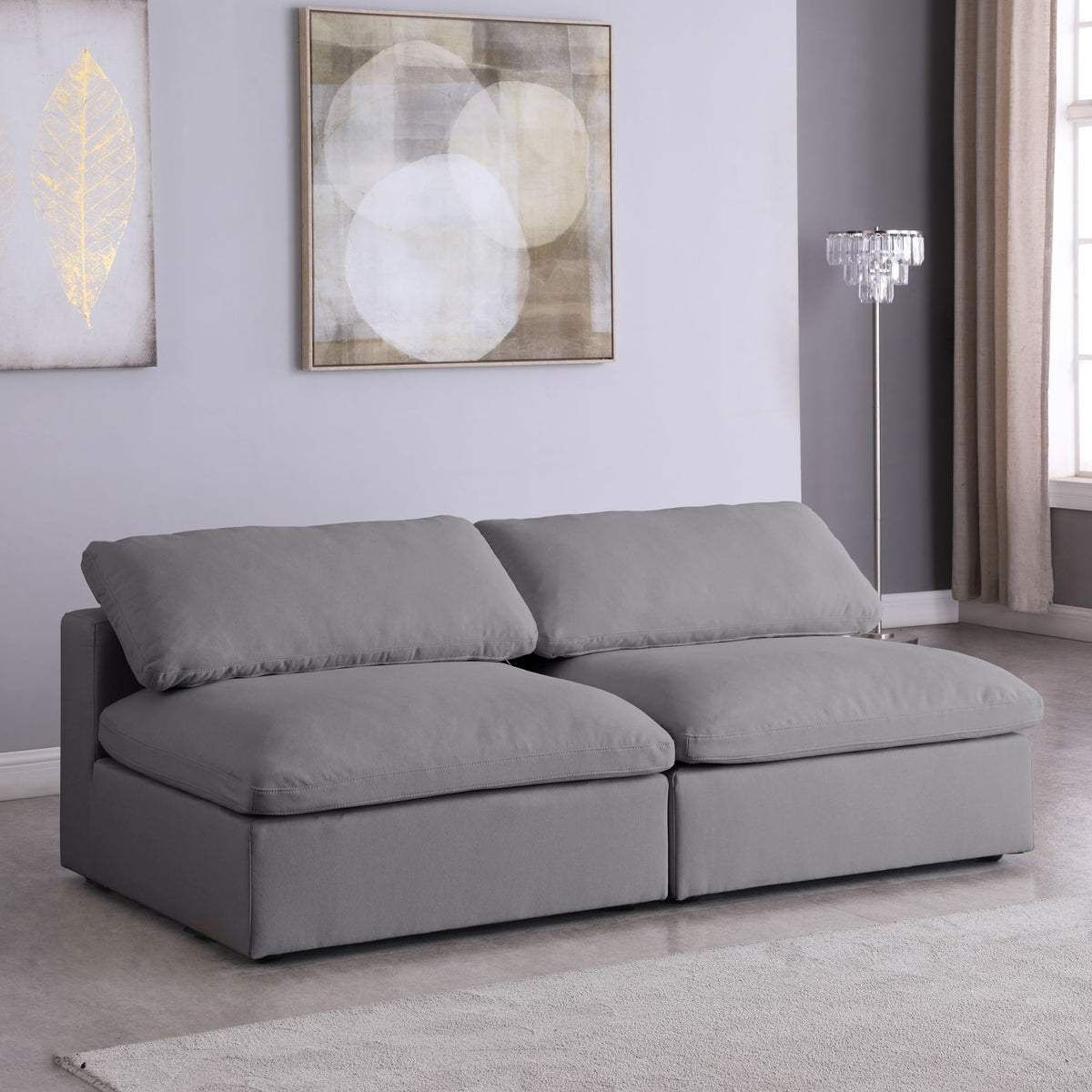 Serene - Modular Armless 2 Seat Sofa