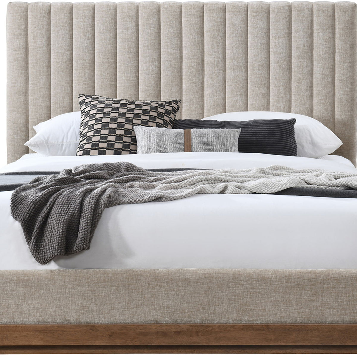Emmet - Bed - Dark Brown Base