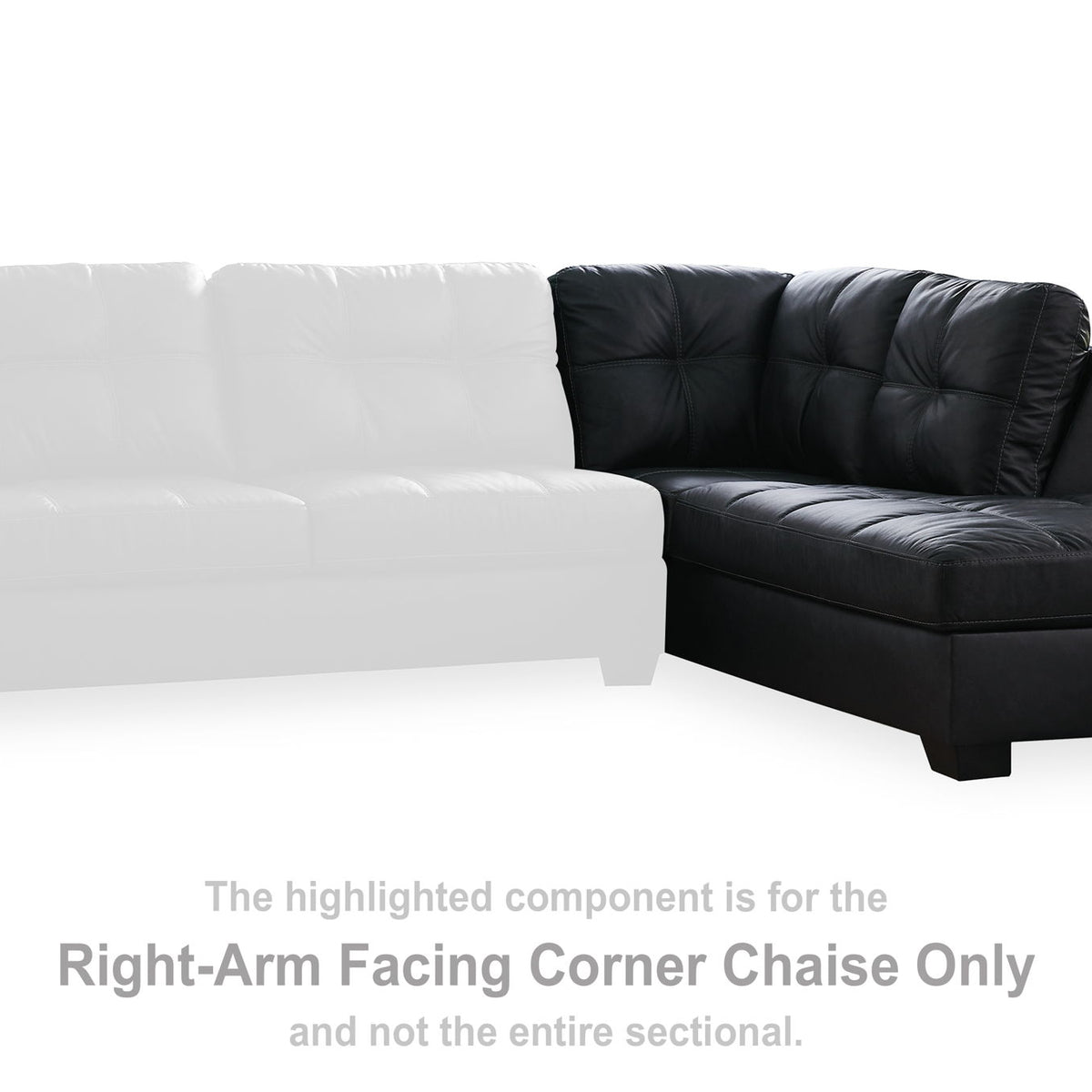 Barlin Mills - Raf Corner Chaise - Carbon