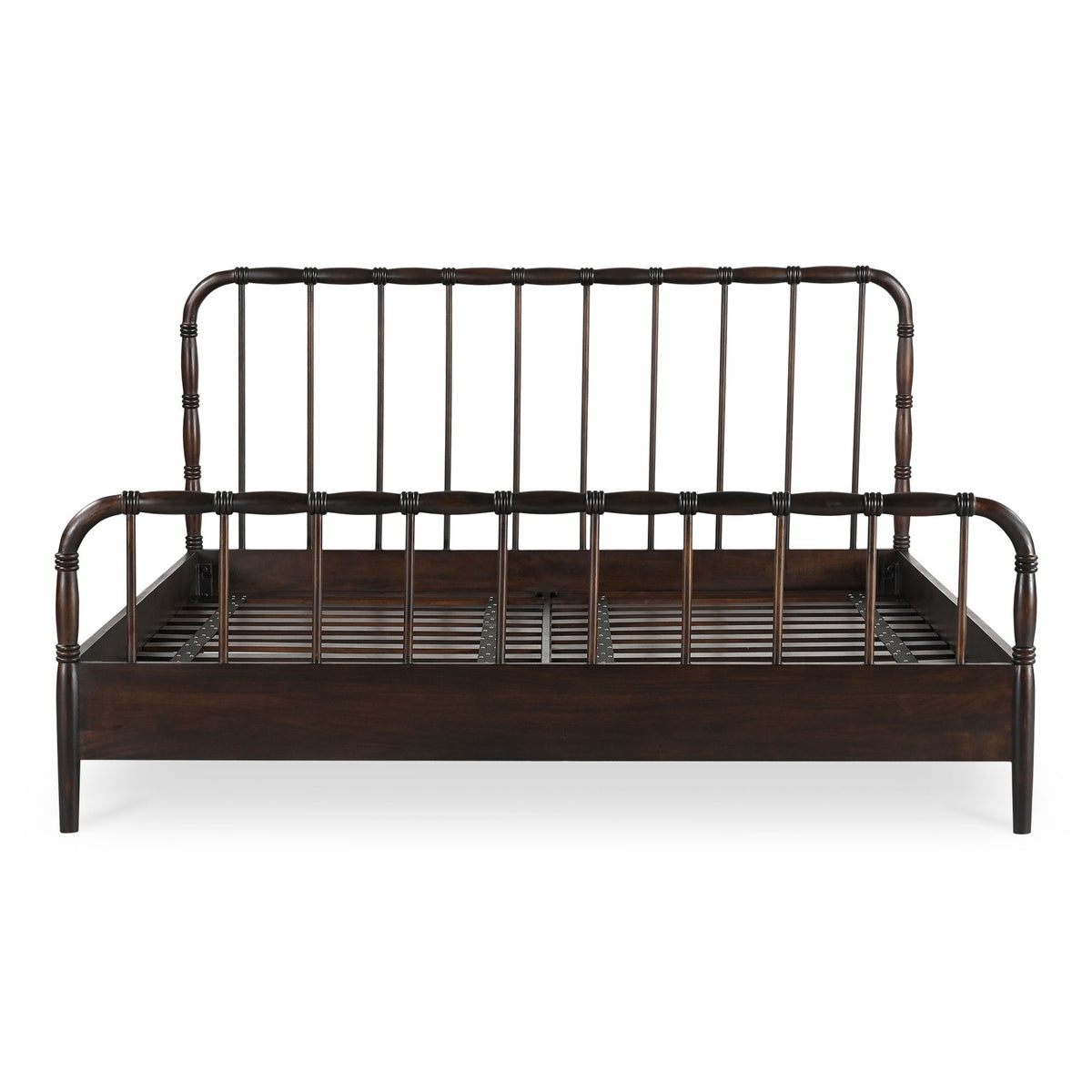 Vivian - Queen Bed - Dark Brown