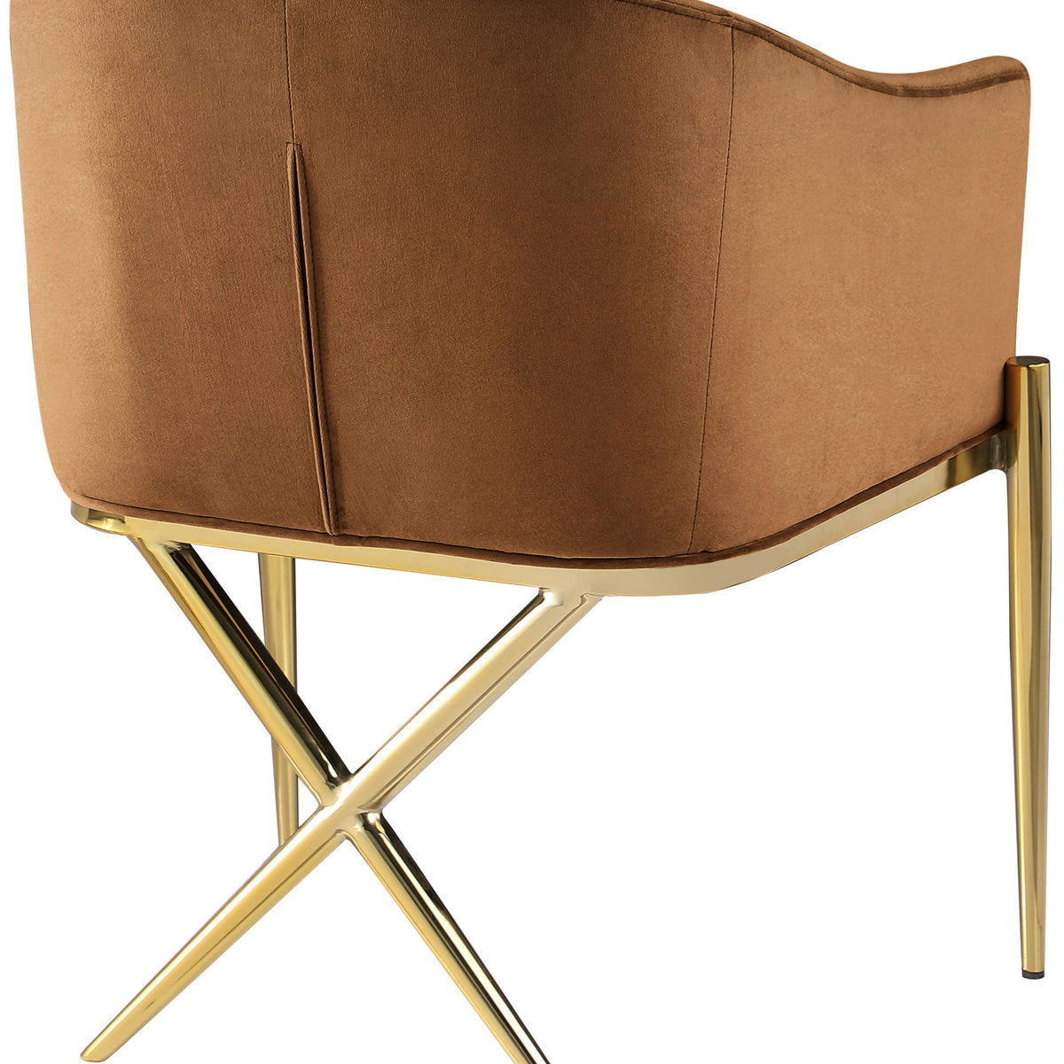 Xavier - Dining Chair with Gold Legs