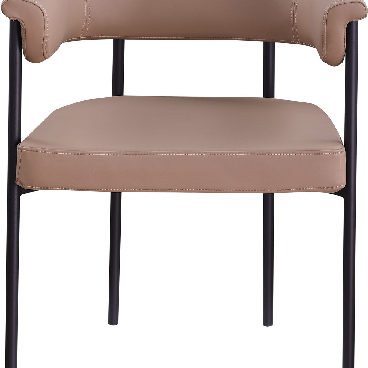 Malin - Faux Leather Dining Chair (Set of 2) - Tan