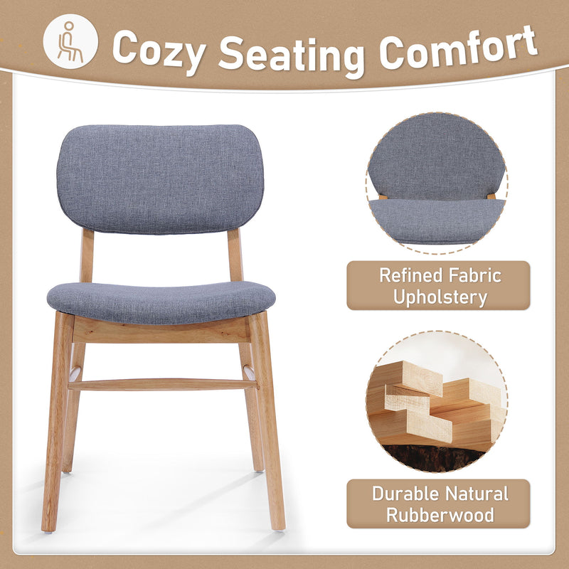 Voyager Upholstered Accent Chair With Splayed Legs And Wood Frame (Set of 2)