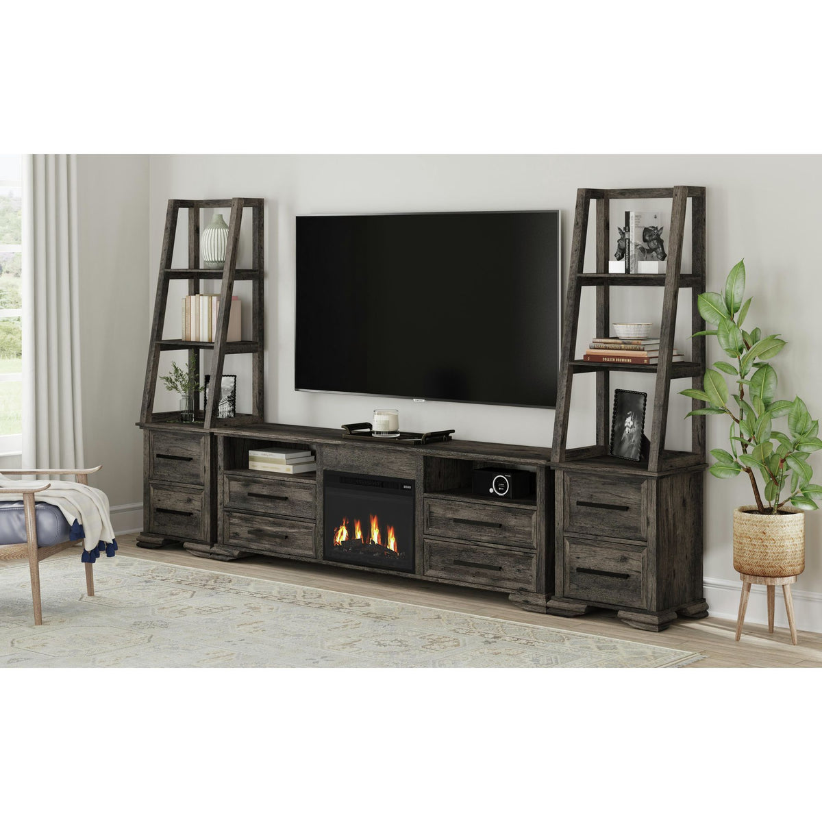 Park Ridge - Side Piers - Charcoal