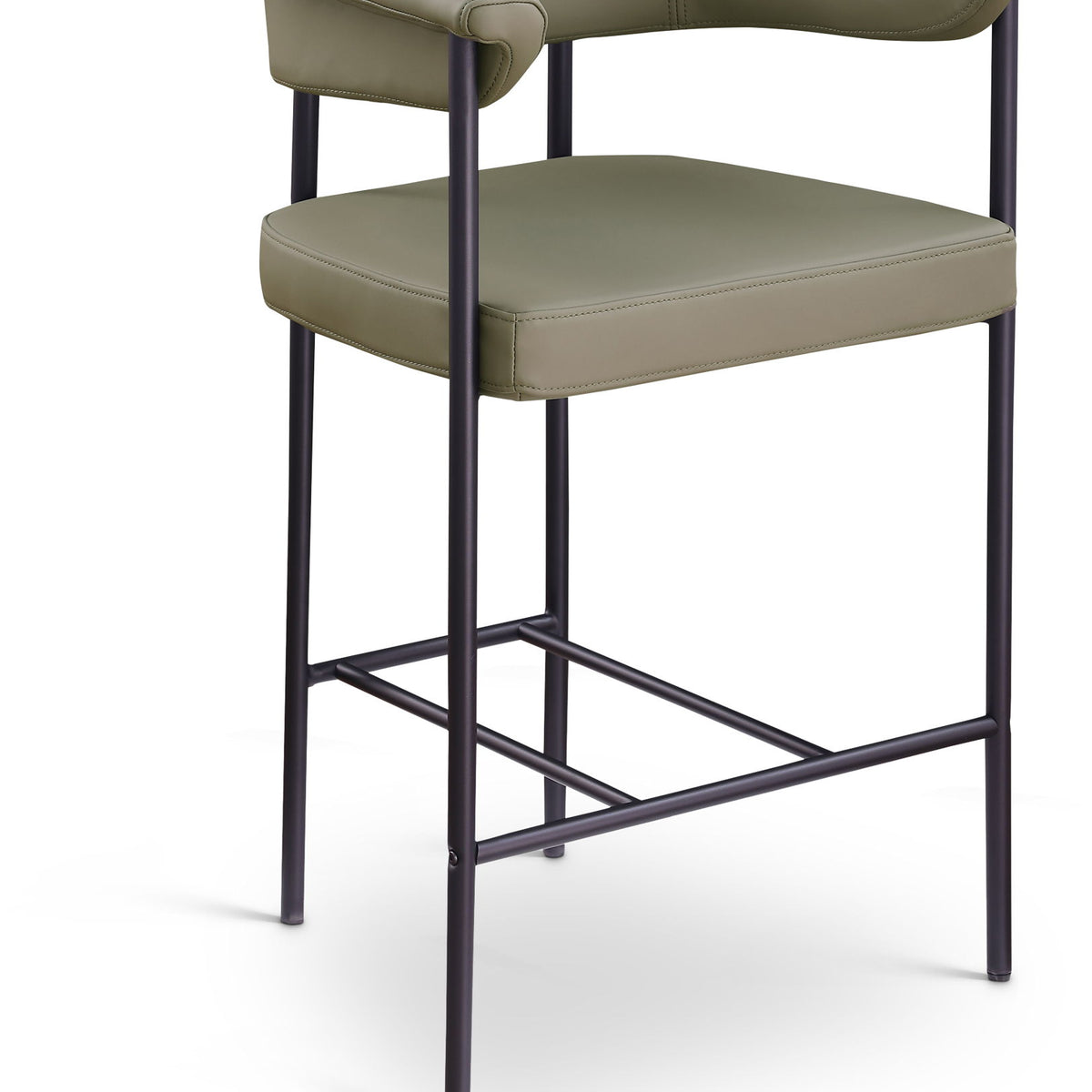 Malin - Faux Leather Counter Stool (Set of 2)