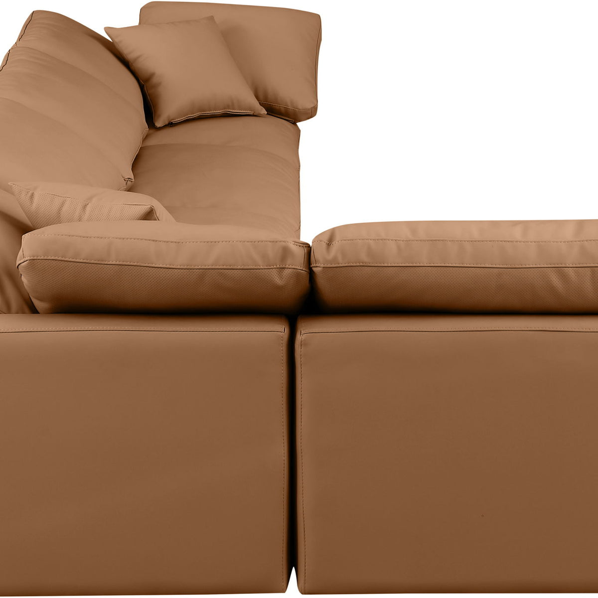 Indulge - Faux Leather 5 Piece Modular Sectional