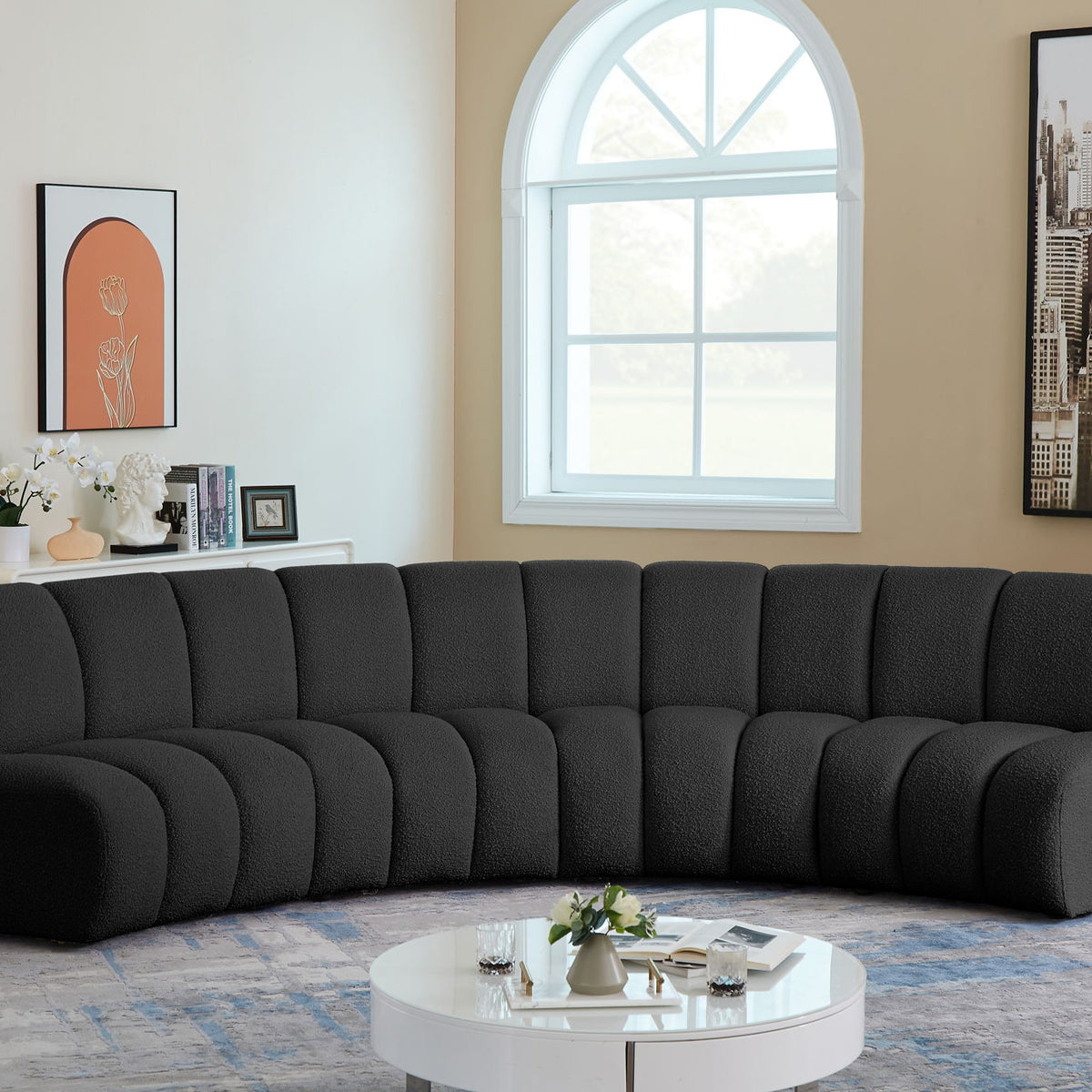 Infinity - 4 Piece Boucle Modular Sectional