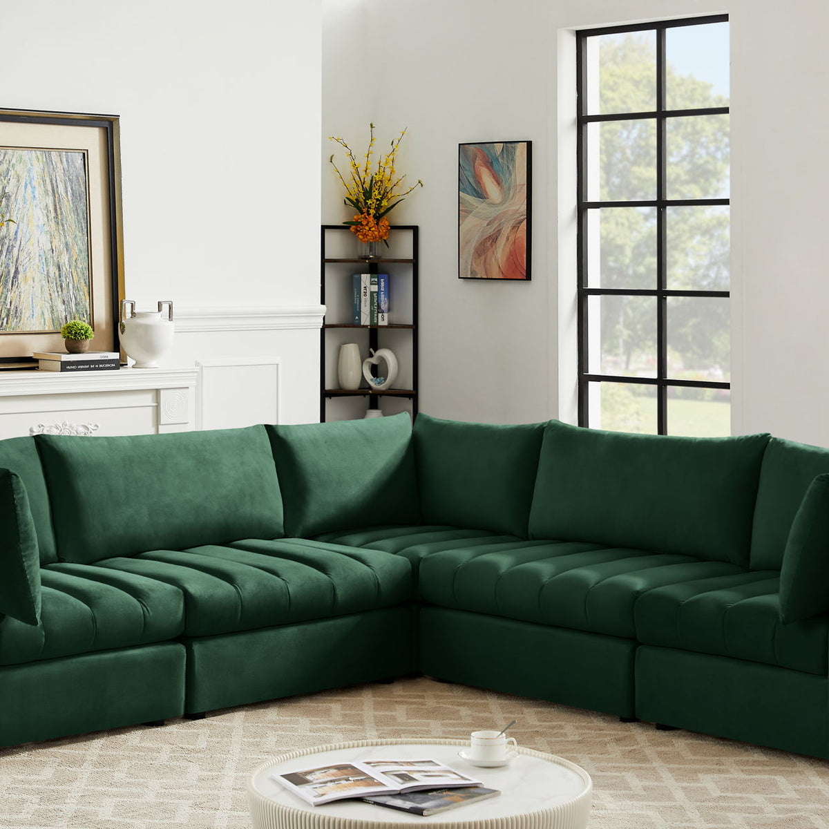 Jacob - Modular Corner Sectional 5 Piece