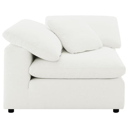 Raleigh - Boucle Upholstered Corner Chair - Ivory