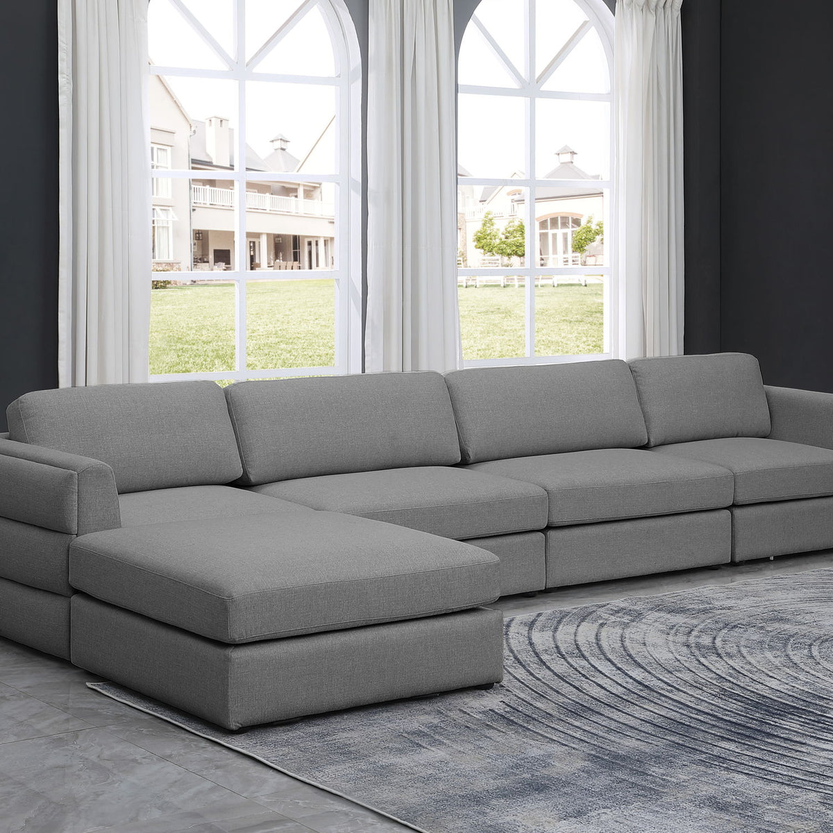 Beckham - 5 Piece Modular L-Shaped Sectional