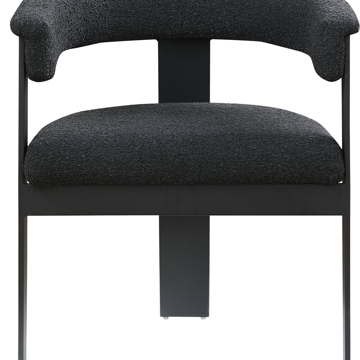 Romeo - Boucle Dining Chair With Black Base (Set of 2)