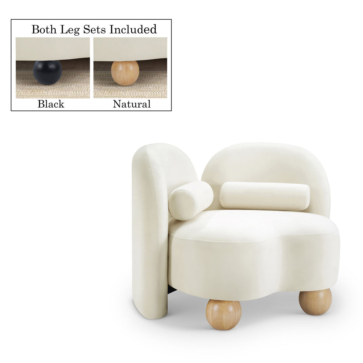 Daphne - Velvet Chair