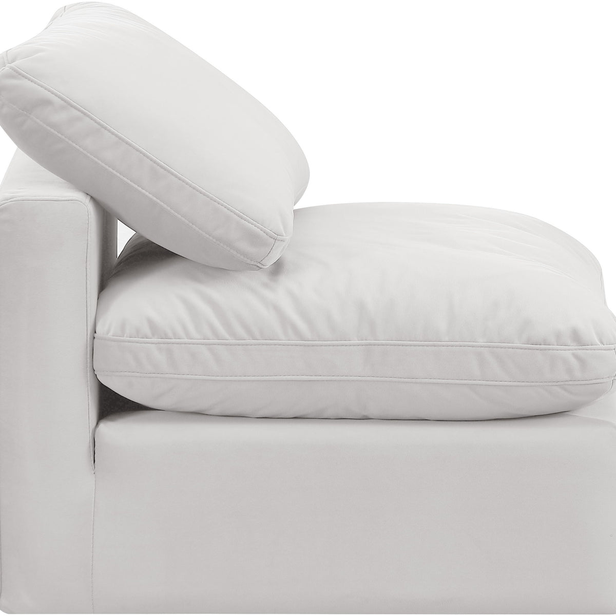 Indulge - Velvet Armless Chair