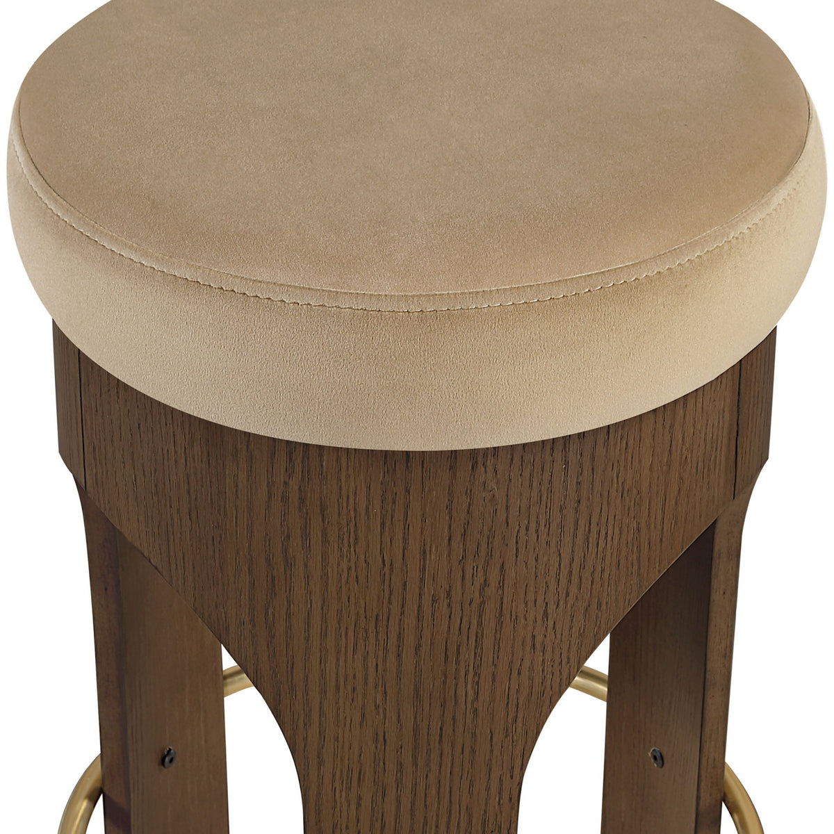 Bocceli - Counter Stool - Brown Base