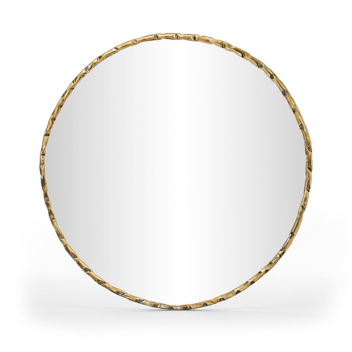 Hammer - Round Iron Mirror