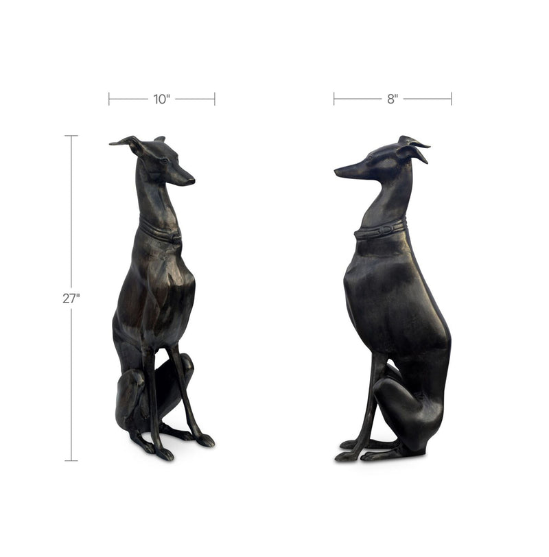 Duke Cast Aluminum Sculpture - Black