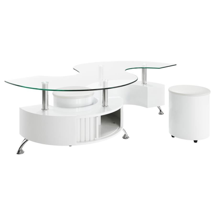 Buckley - 3 Piece Coffee Table And Stools Set