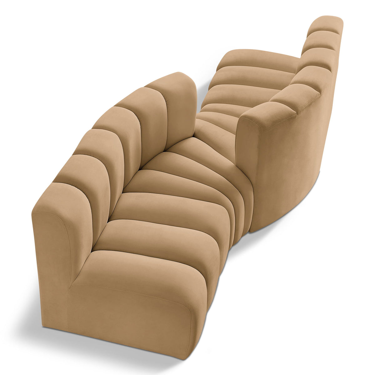 Arc - Velvet 4 Piece Sofa