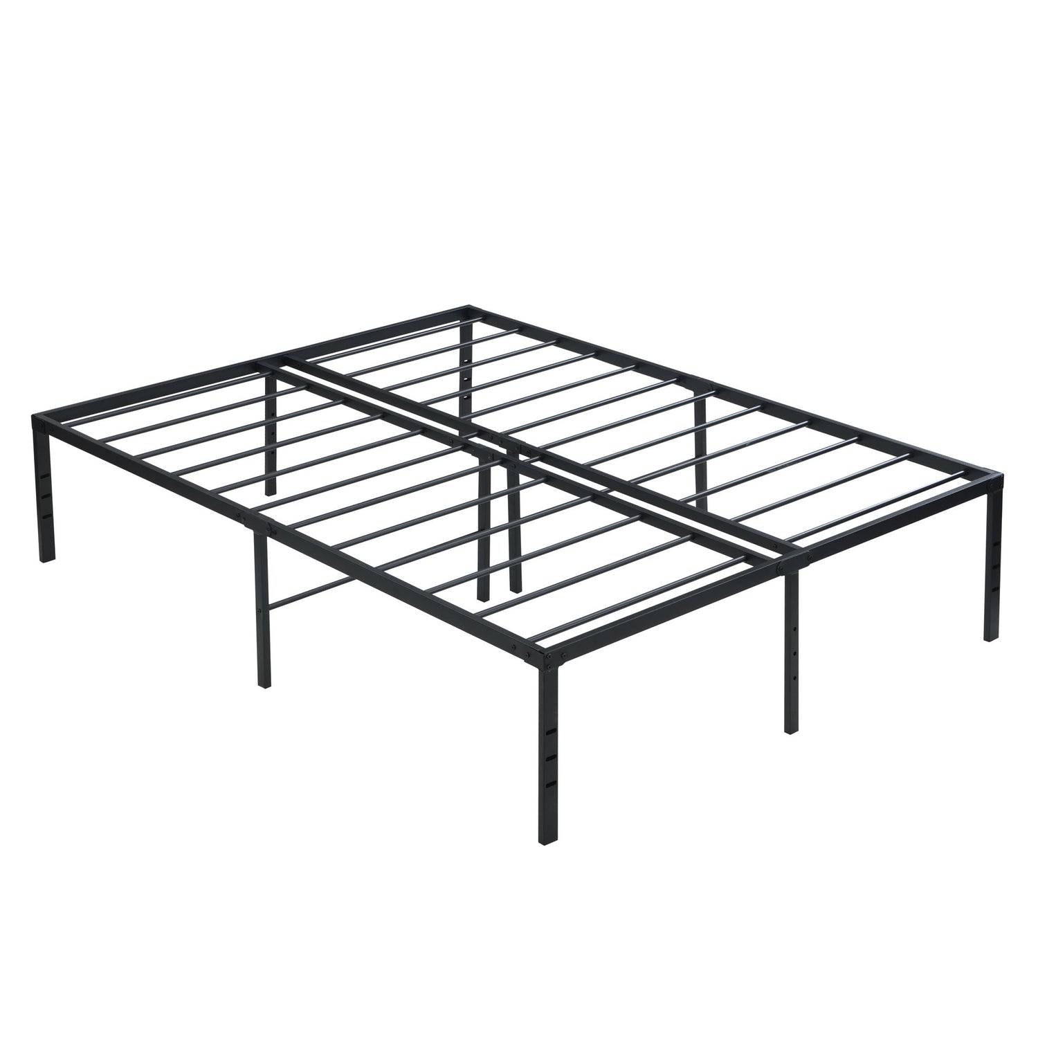 Heavy Duty Metal Bed Frame With Quiet Support