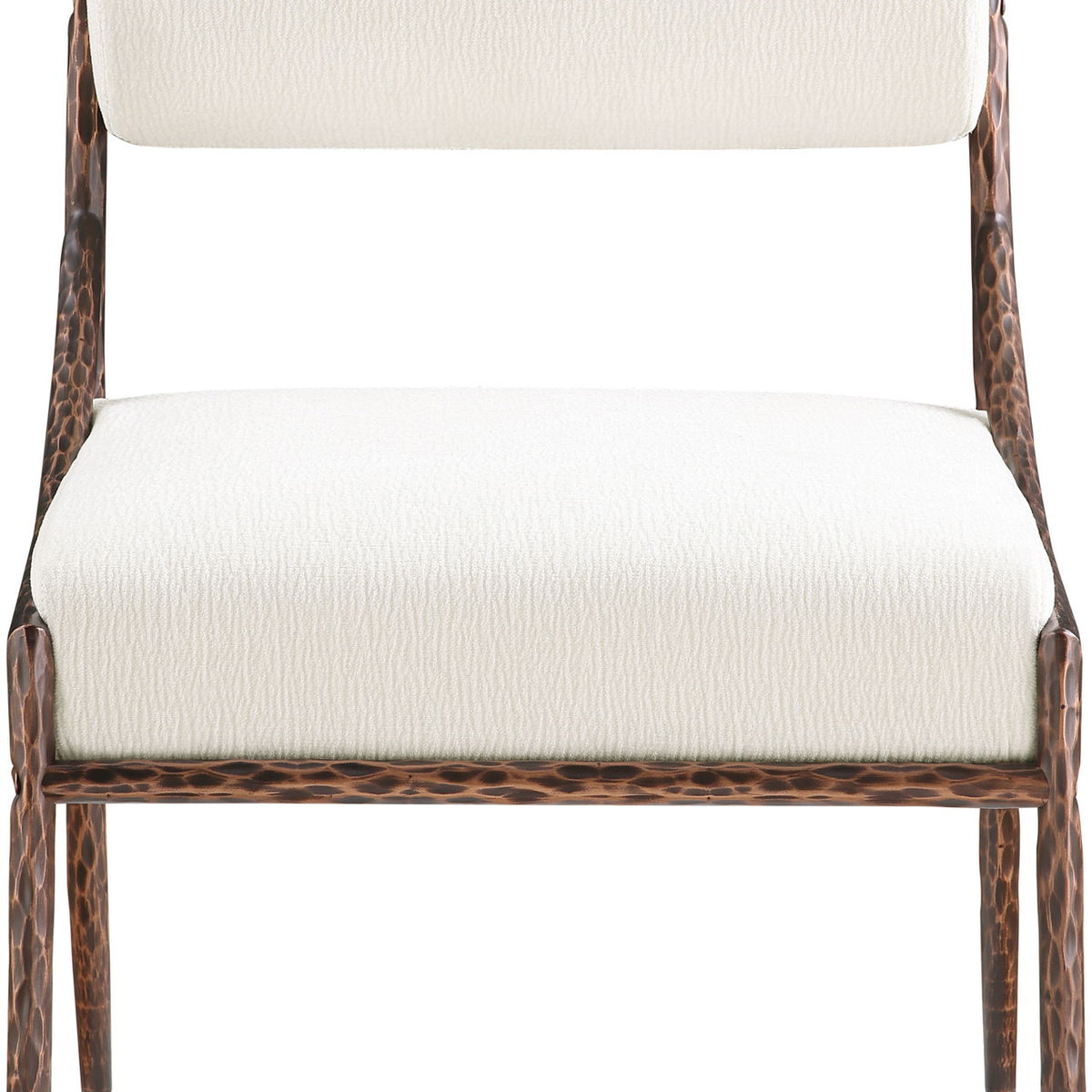 Bastille - Upholstered Dining Side Chair (Set of 2) - Bronze Frame