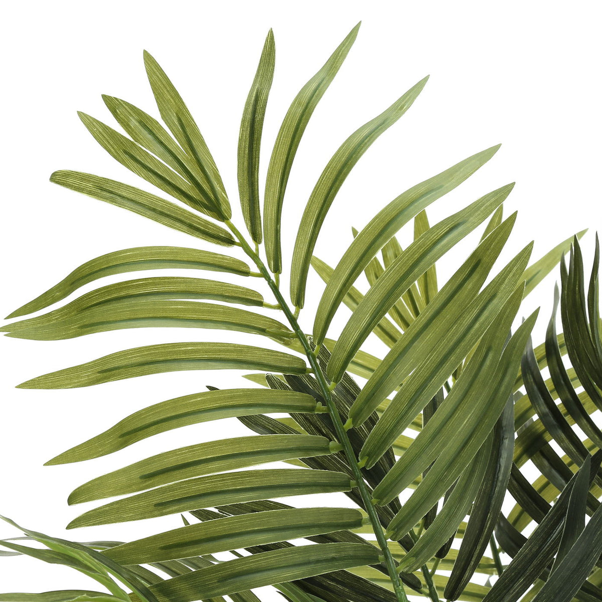 47" Tall, Artificial Plant, Areca Palm Tree, Indoor, Faux, Fake, Floor, Greenery, Potted, Real Touch, Decorative - Green / Black