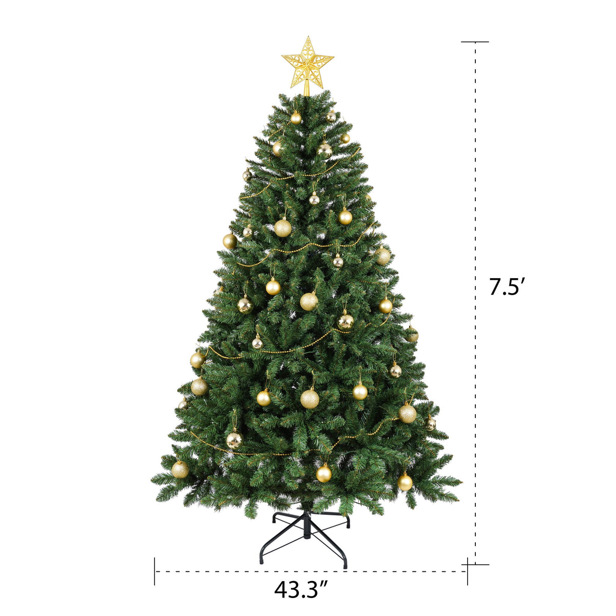Christmas Tree With Warm Leds