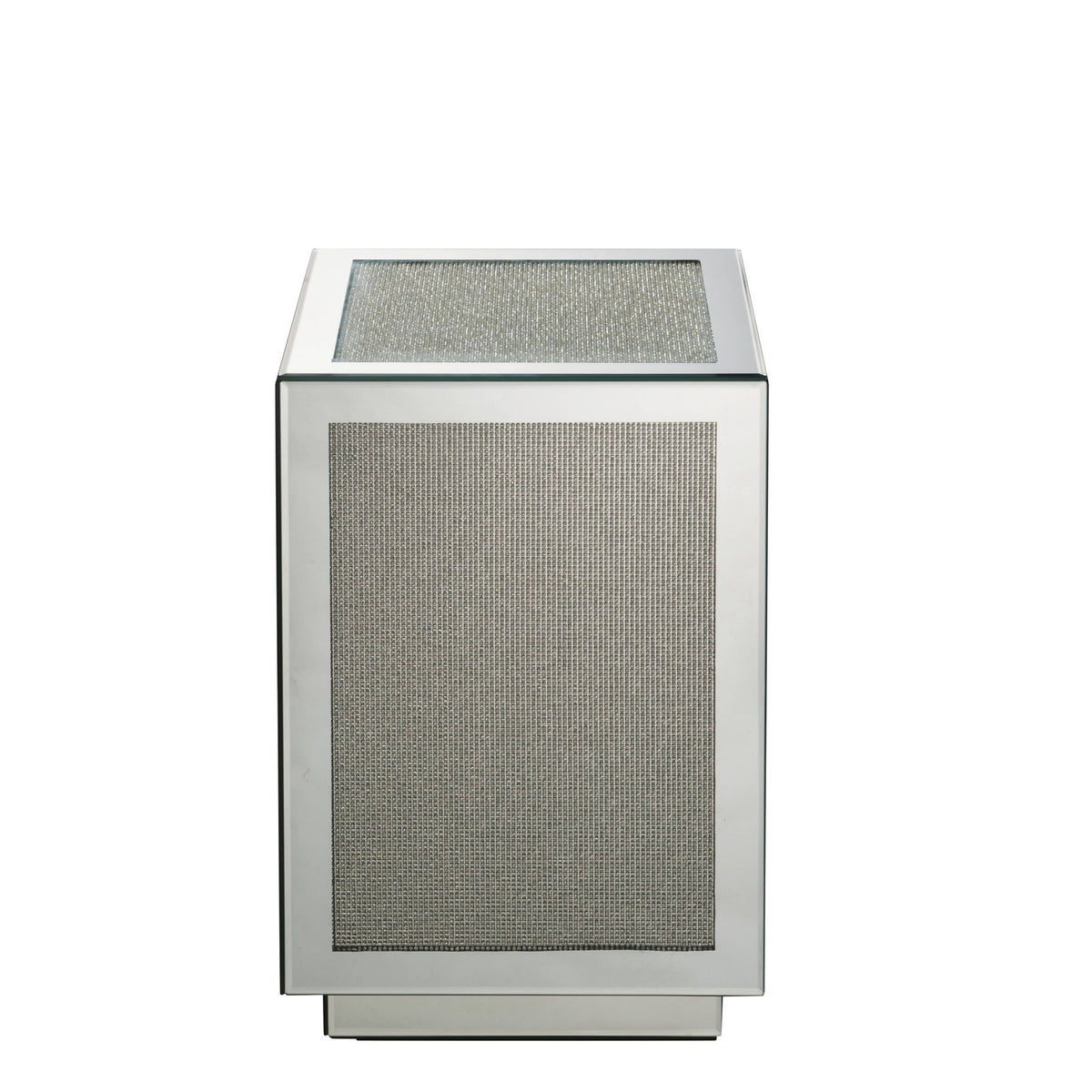 Noralie - Accent Table - Silver - Mirror