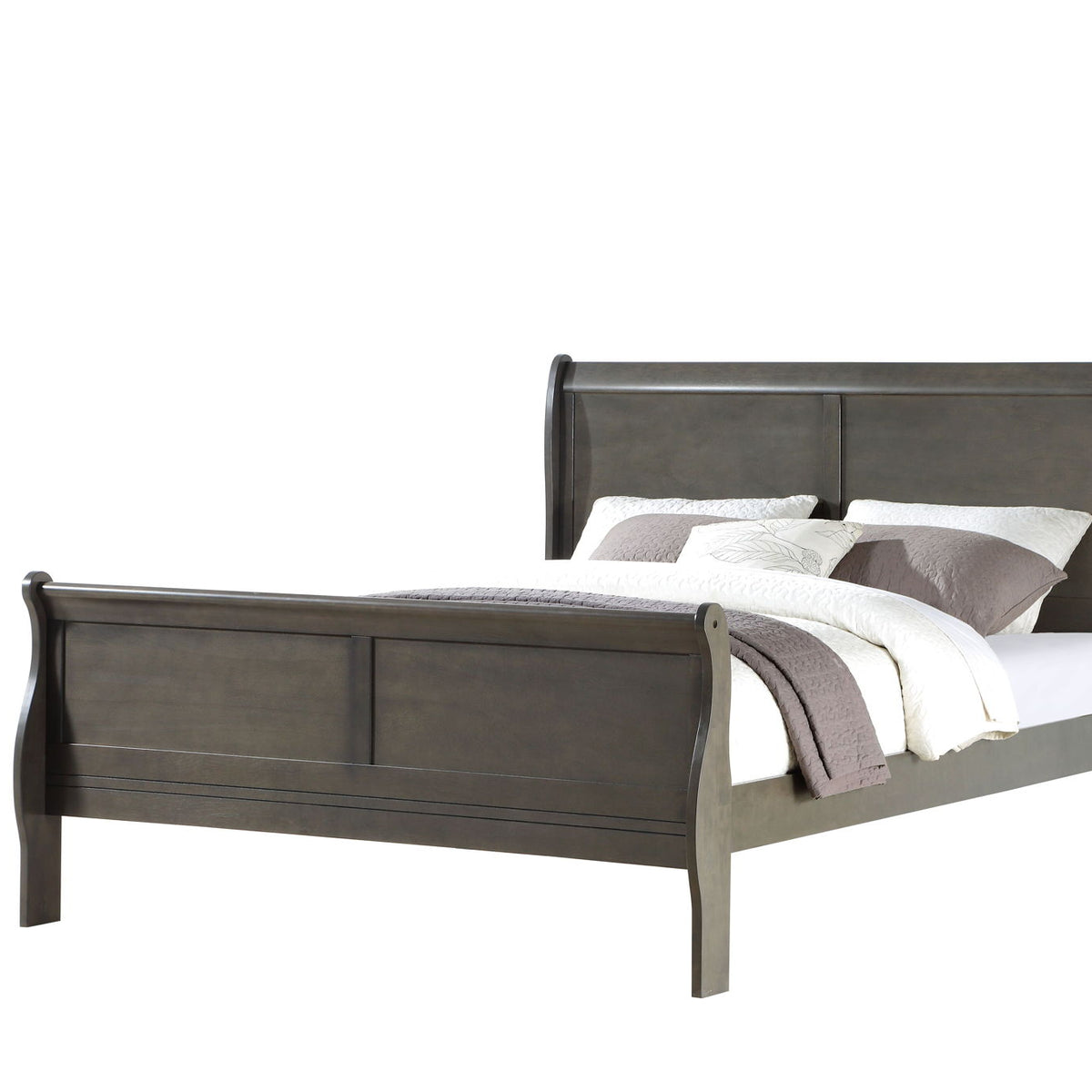 Louis Philippe - Sleigh Style Bed