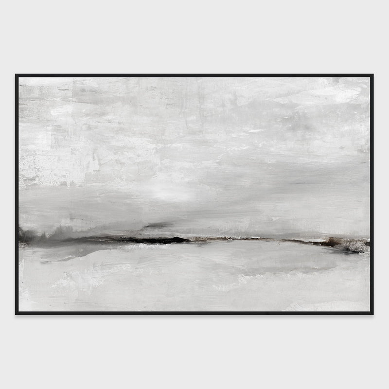 Hush - 60" x 40" Painting Art by Buddy Whitlock - Pearl Silver