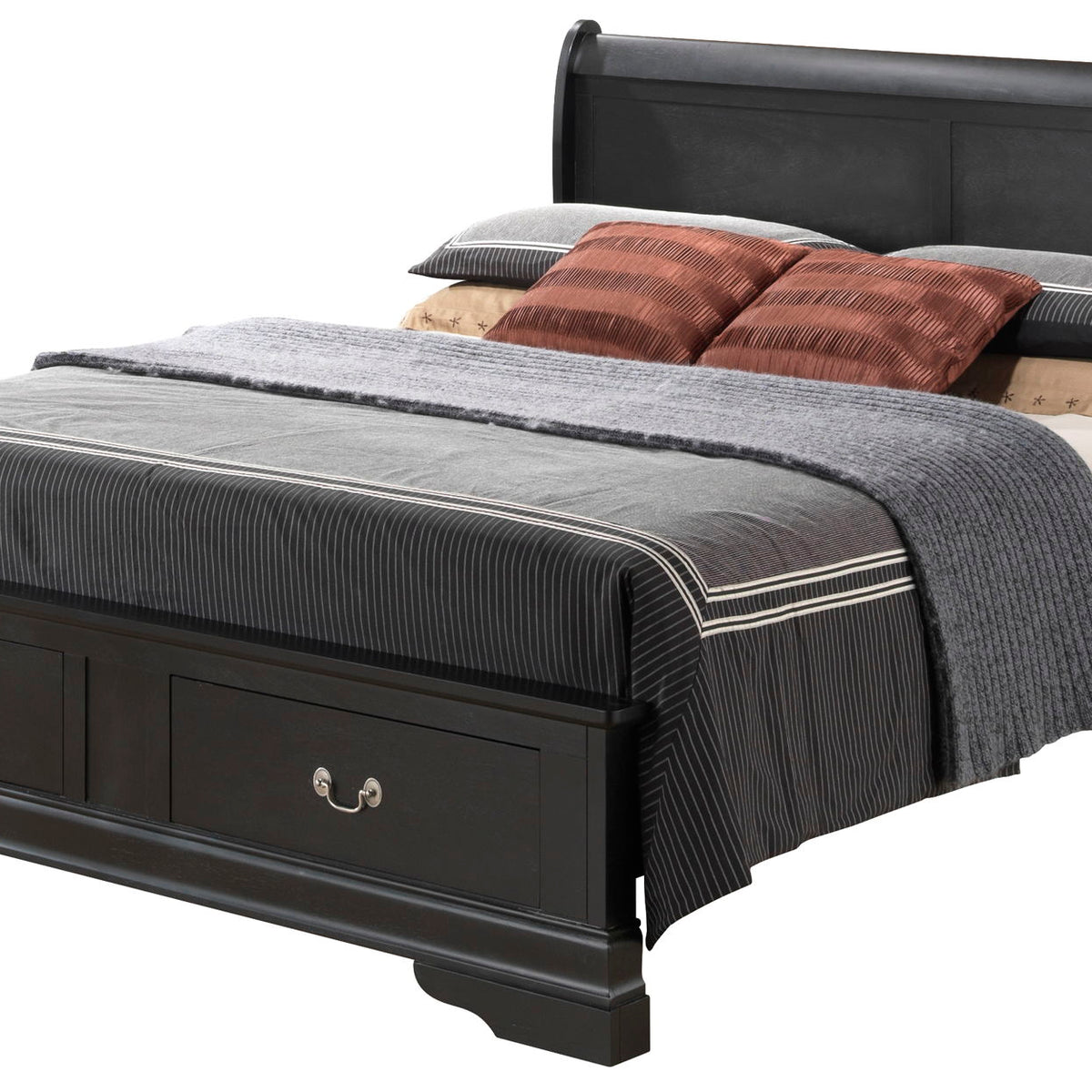 Louis Phillipe - Storage Bed