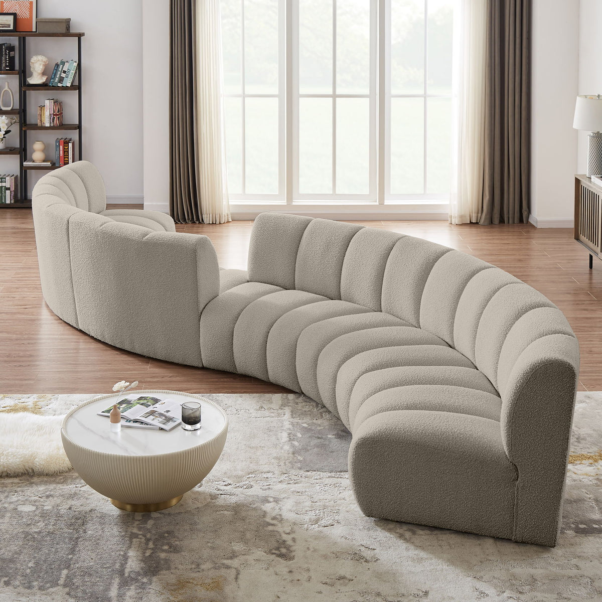 Infinity - 6 Piece Boucle Modular Sectional