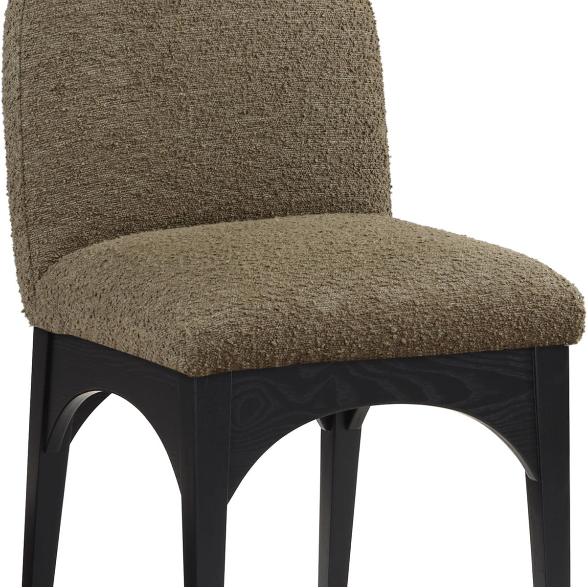 Waldorf - Boucle Dining Side Chair With Black Legs