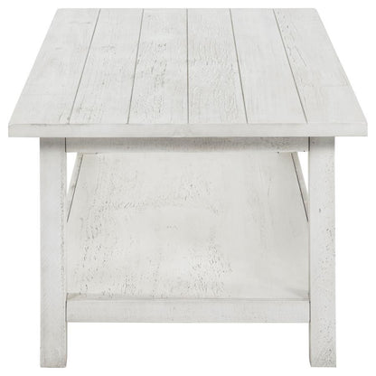 Payne - Wood Coffee Table with Shelf