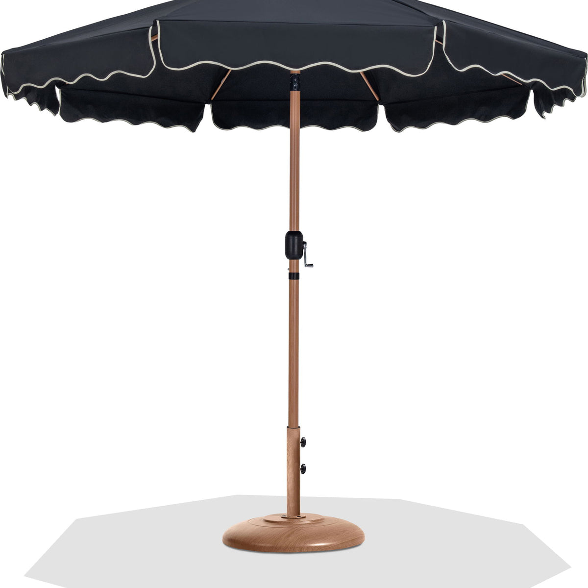 Amalfi - Patio Umbrella - Light Brown Base / Light Brown Pole