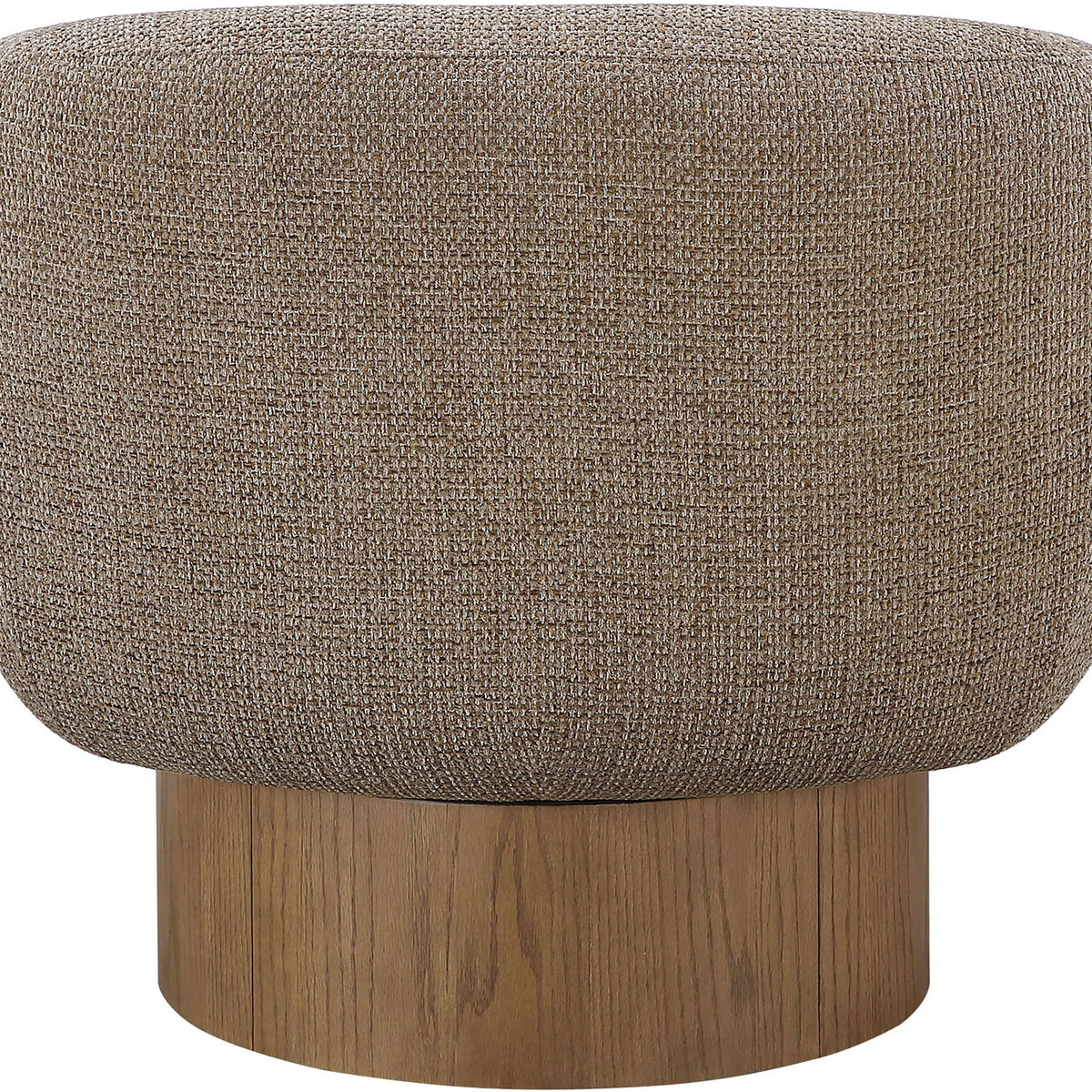 Avella - Interwoven Fabric Swivel Accent Chair
