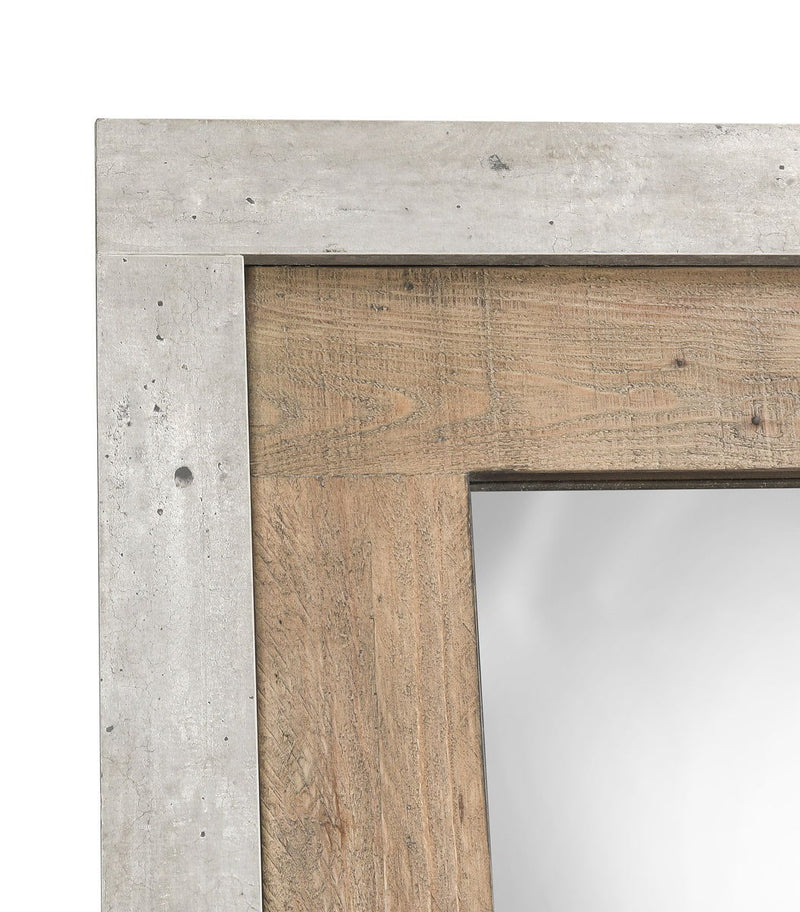 Charlotte - Mirror - Natural / Weathered Cement