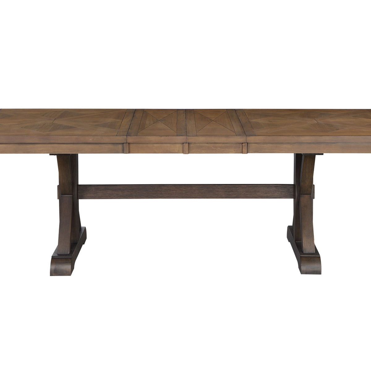 Pascaline - Rustic Dining Table - Brown / Oak