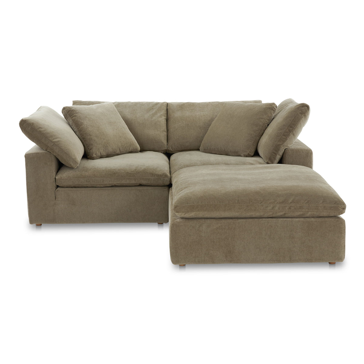 Terra Nook - Performance Fabric Modular Sectional - Desert Sage