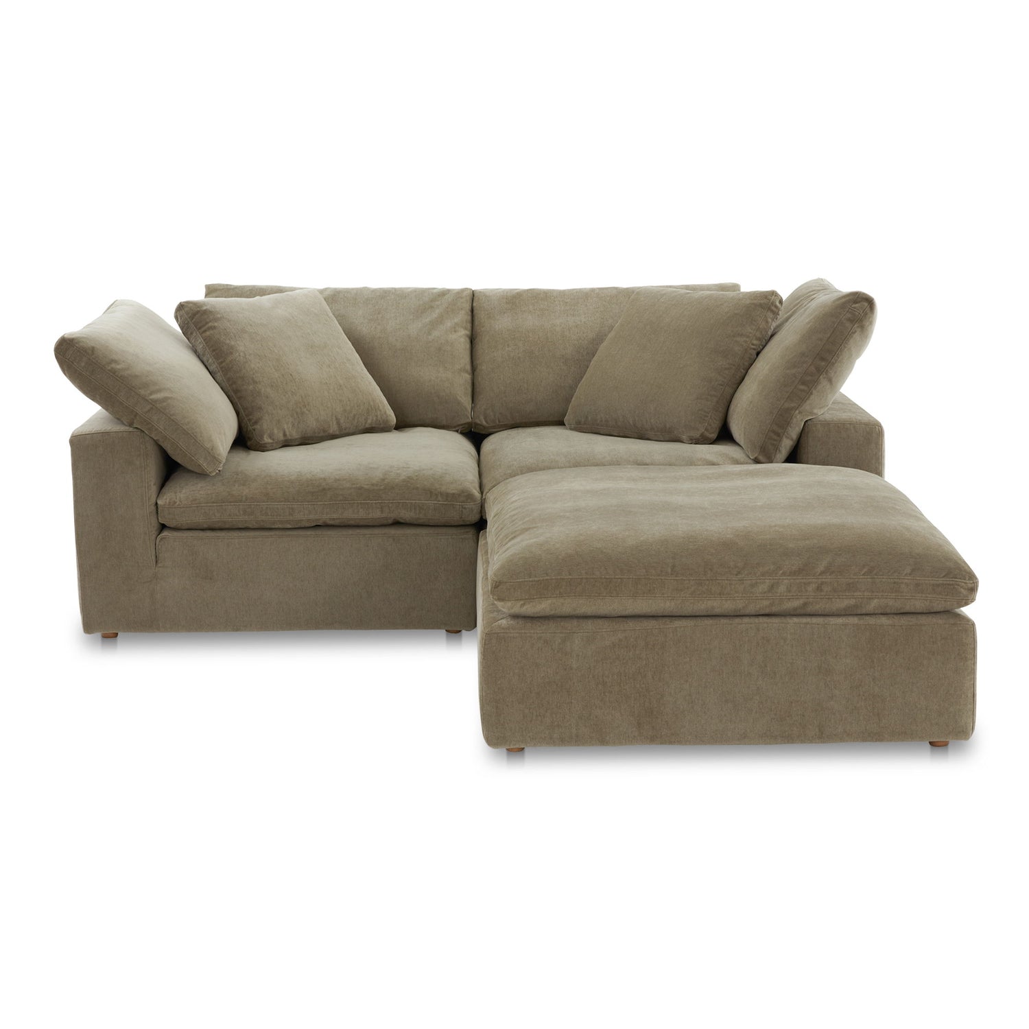 Terra Nook - Performance Fabric Modular Sectional - Desert Sage