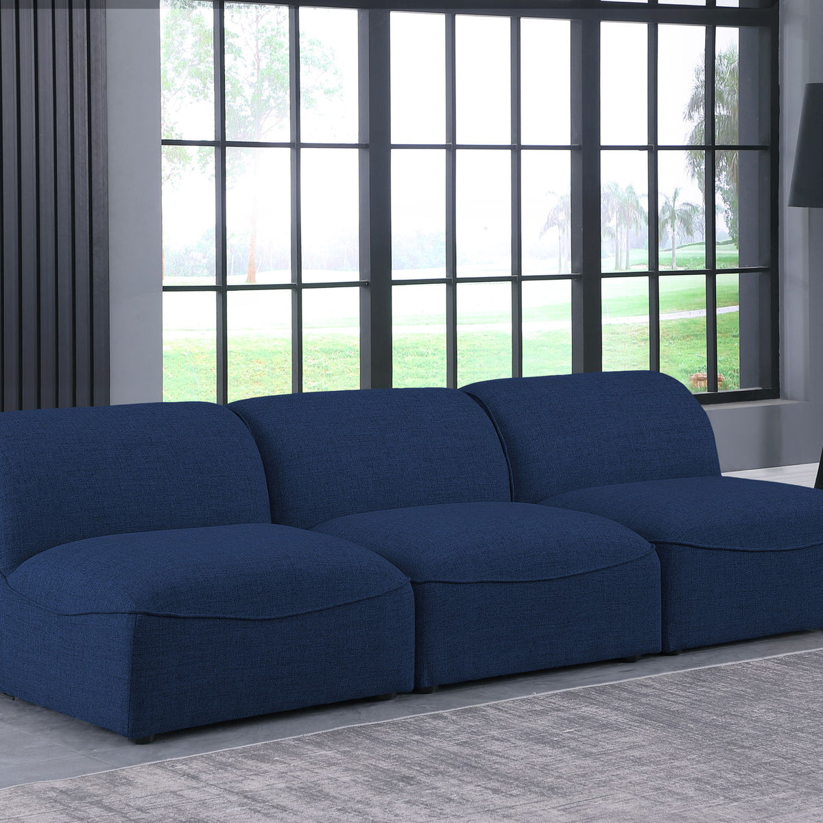 Miramar - 3 Seat Armless Modular Sofa