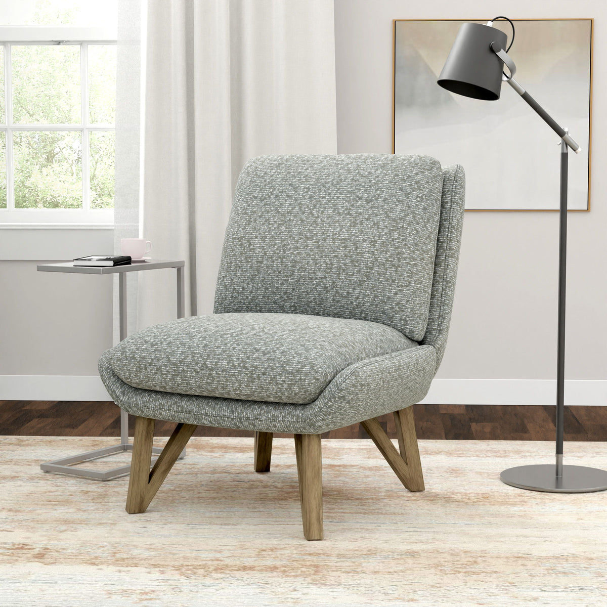 Armless Accent Chair