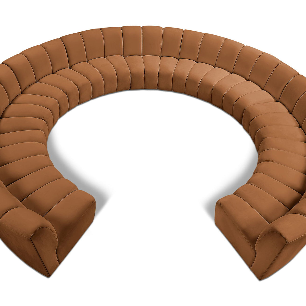 Infinity - 11 Piece Modular Sectional - Saddle
