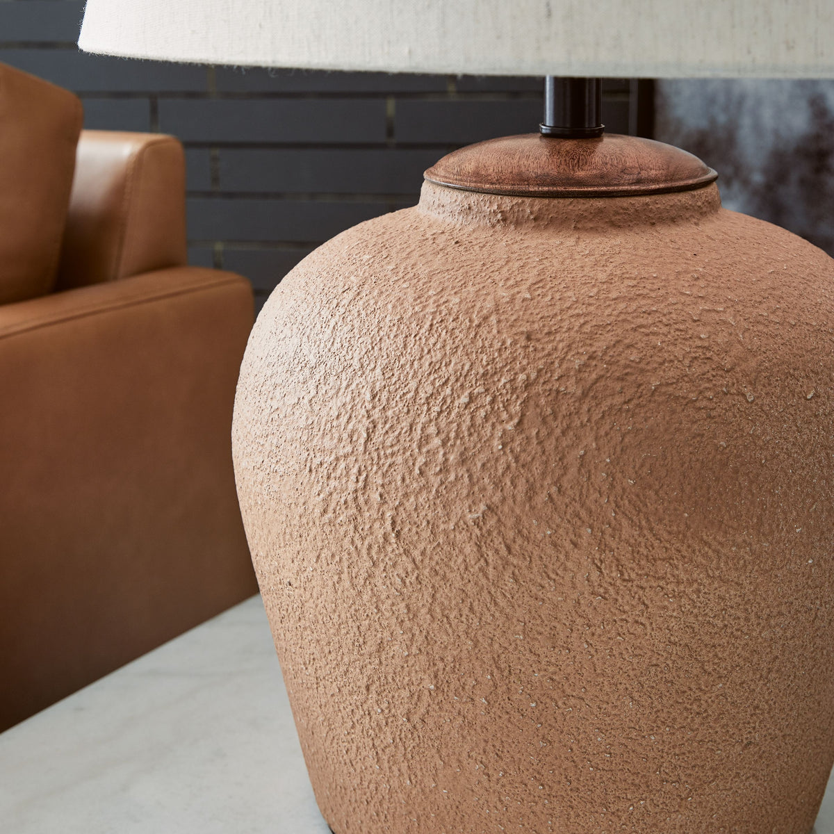 Scantor - Rust - Metal Table Lamp