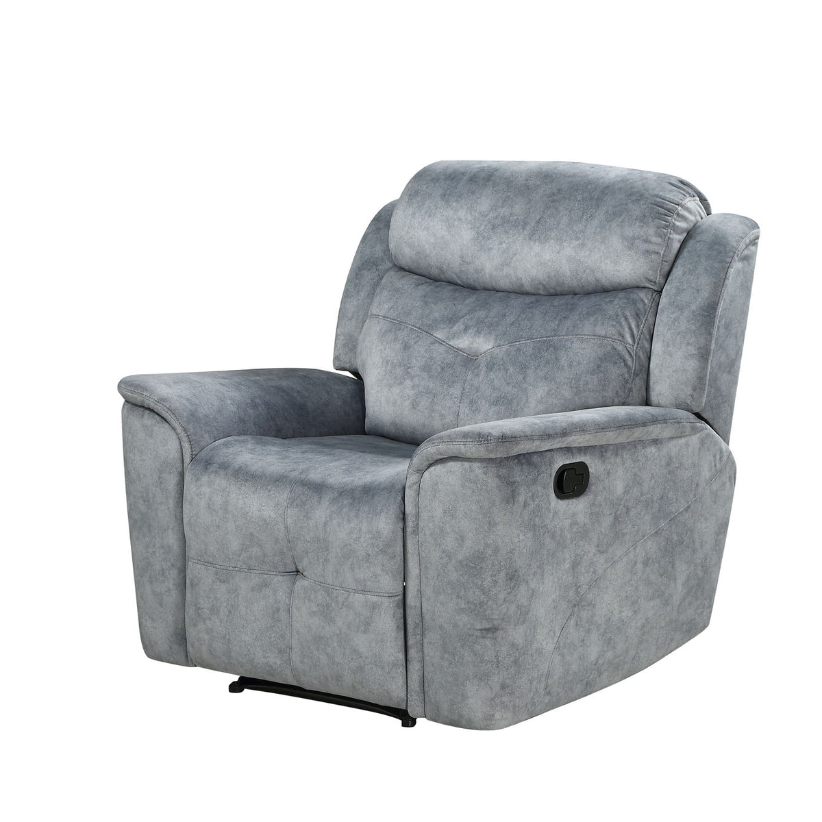 Mariana - Manual Recliner Chair - Silver Gray