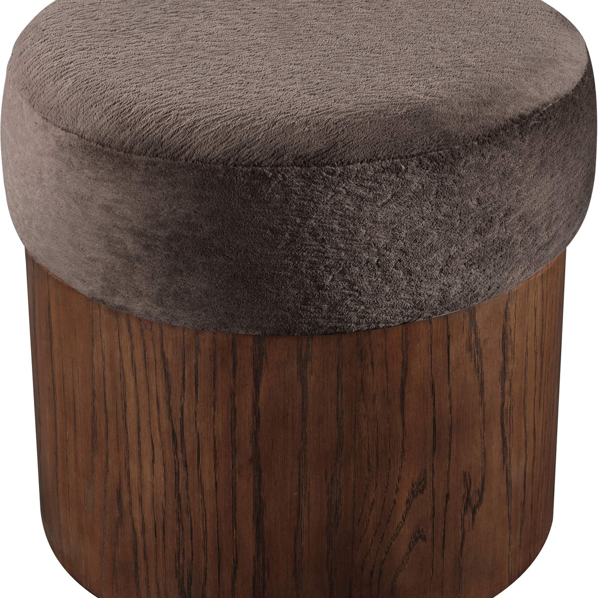 Nimes - Ottoman / Stool With Brown Base