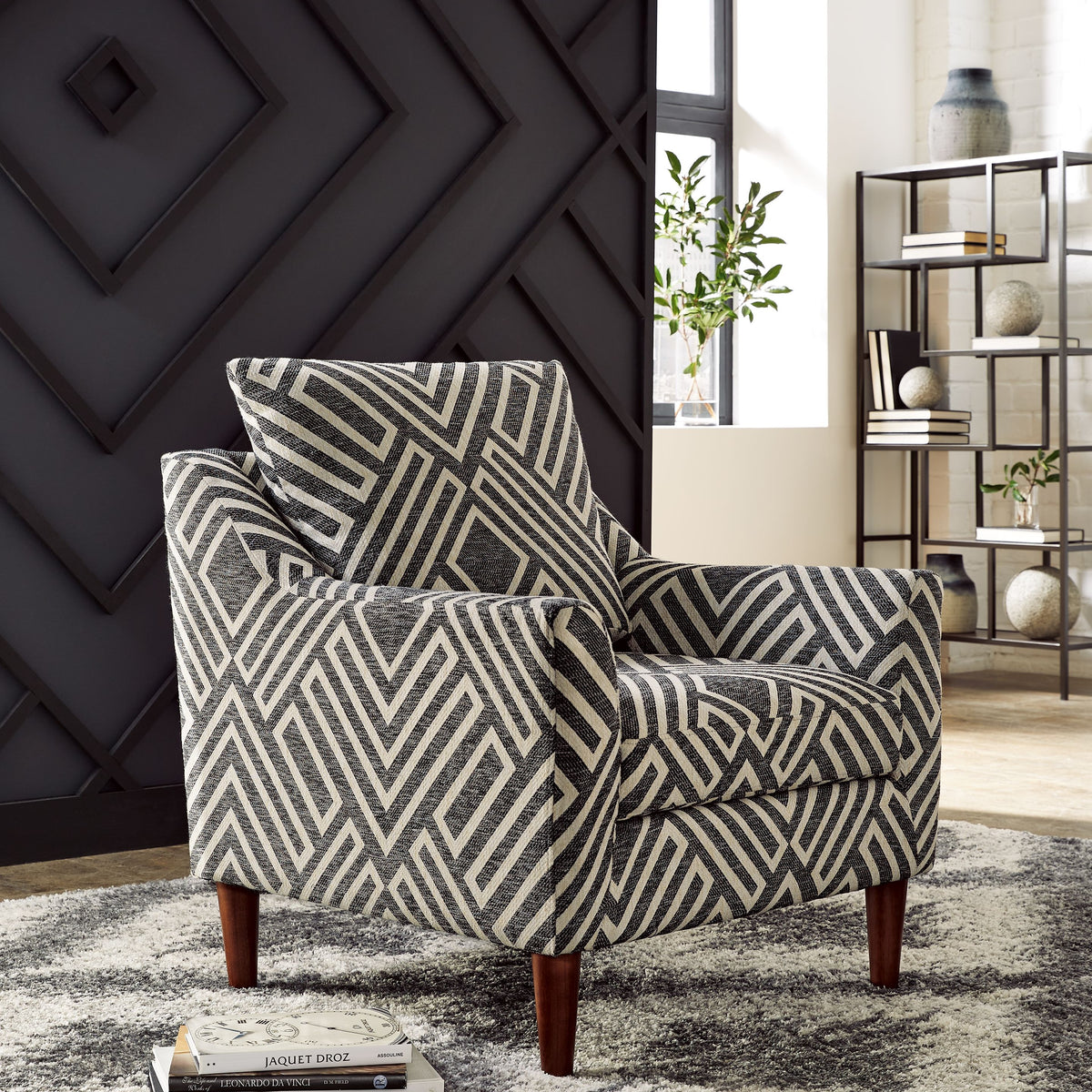 Morrilton Next-Gen Nuvella - Accent Chair - Natural / Charcoal