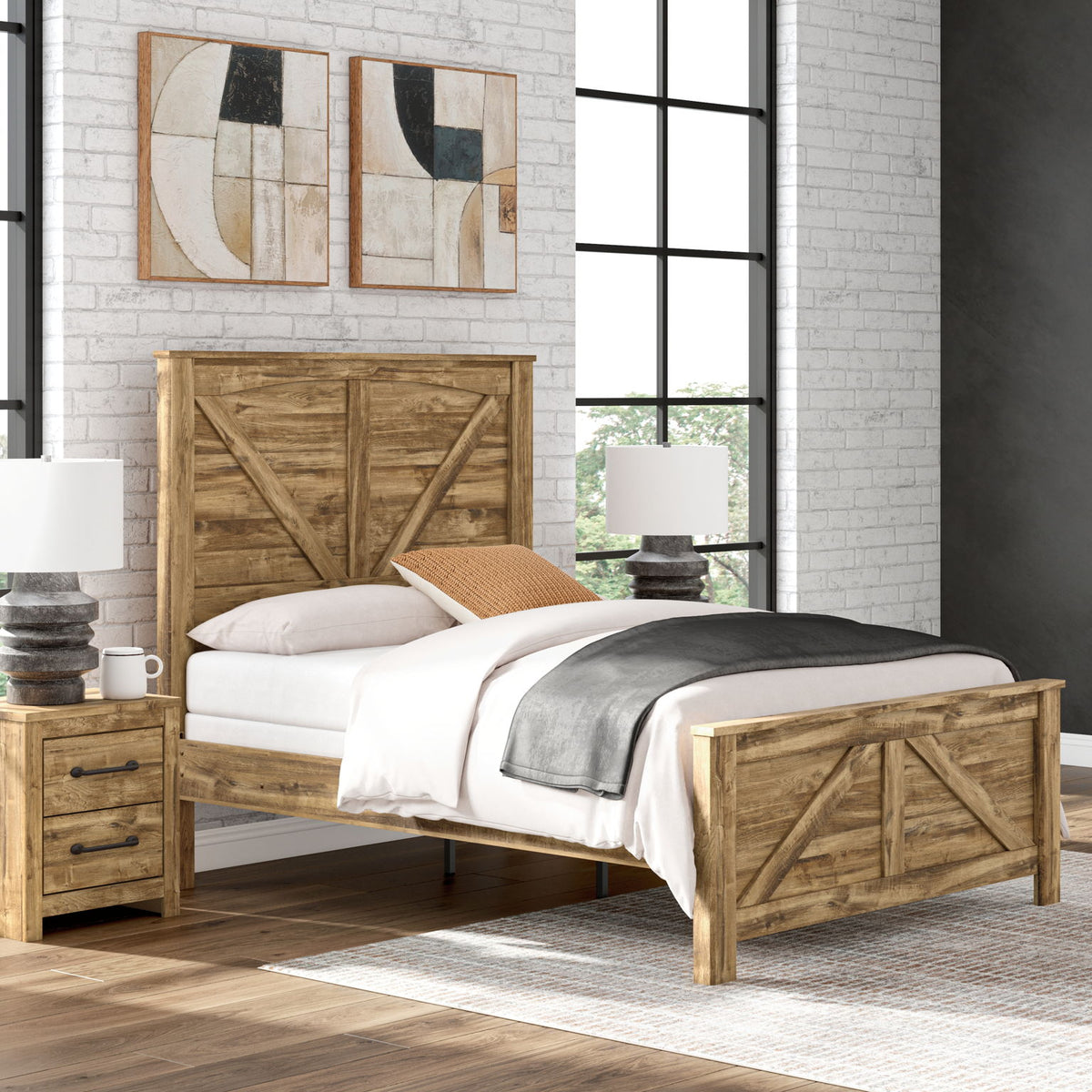 Maystonna - Crossbuck Panel Bed