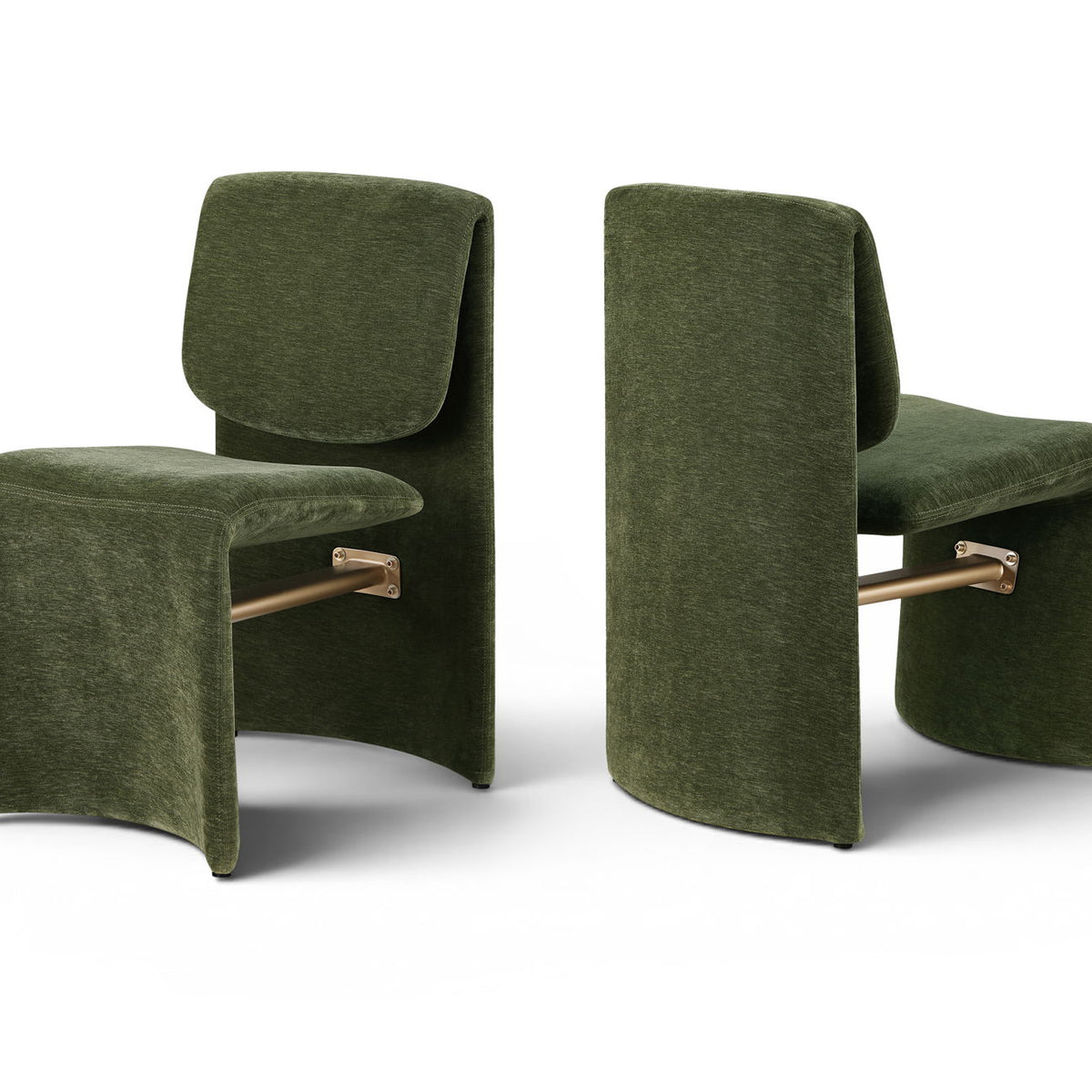 Slique - Performance Fabric Upholstered Dining Chair (Set of 2)