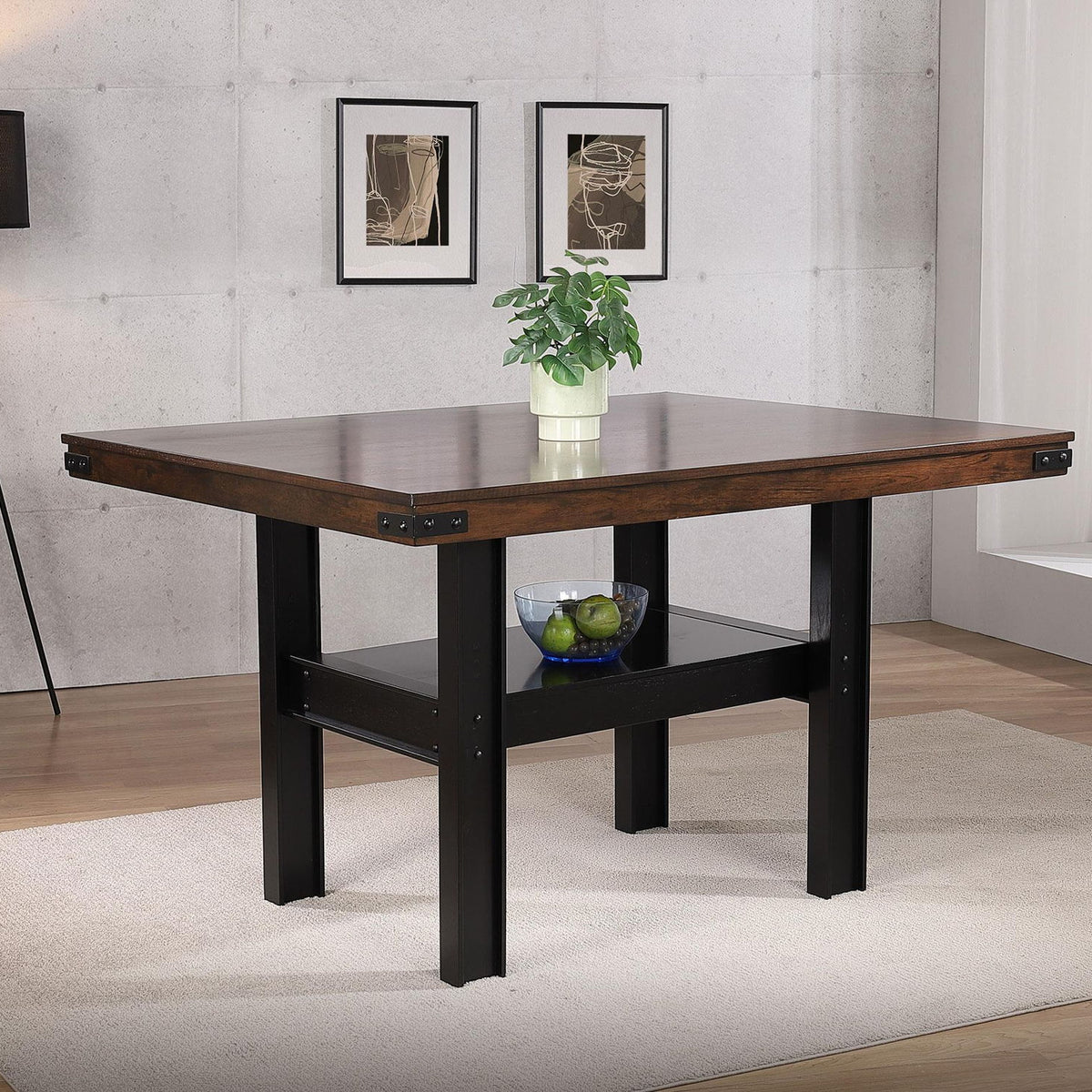 Patterson 60-inch Counter Height Dining Table Mango Oak